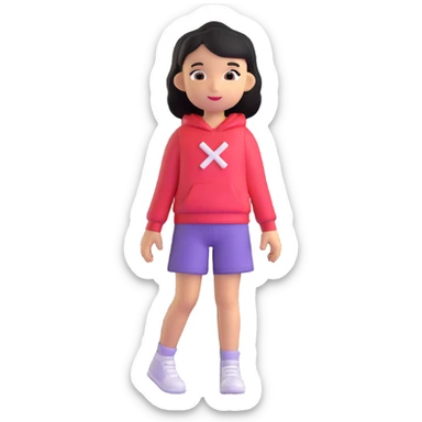 beautiful girl sticker