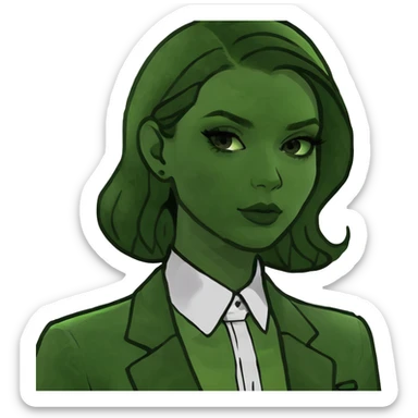 sephora girl brunette sticker