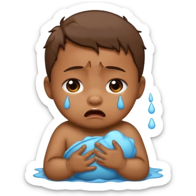 stinky ass baby sticker