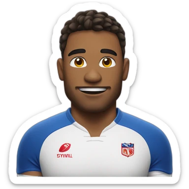 rugby player sticker