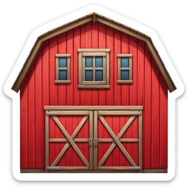 a barn sticker