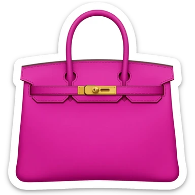 magenta kelly hermes bag sticker
