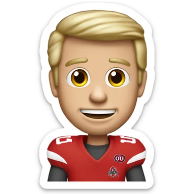 Trump OSU buckeye football fan sticker