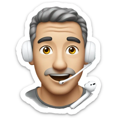 Air pods mit H.K darauf hab  sticker