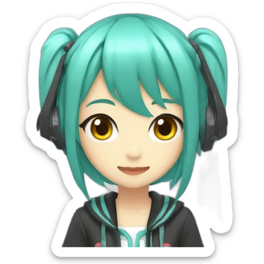 Miku nakano sticker
