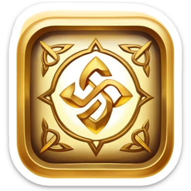 packet of glowing runes sticker