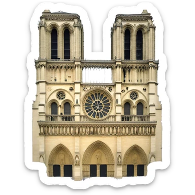 Notre Dame Paris sticker