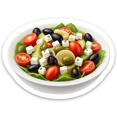 Greek manzanilla salad sticker