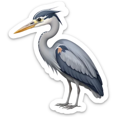 Grey Heron sticker