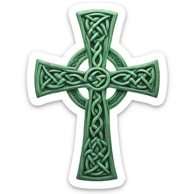 Celtic cross sticker