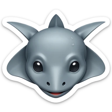 small stingray simple sticker