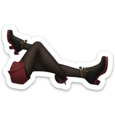 Katarina legs crossing sfw sticker