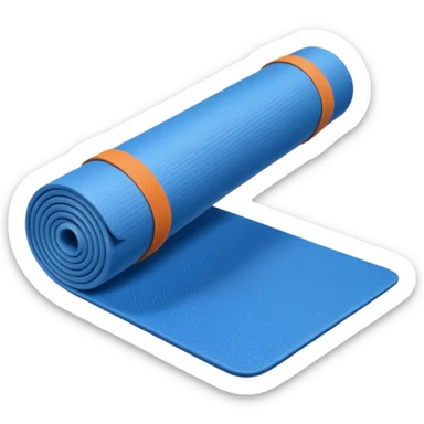 open yoga mat sticker