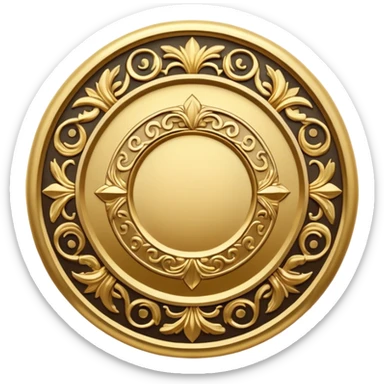 The name of God is repeated in the shape of a circle. sticker