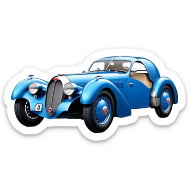 Bugatti Type 57 sticker