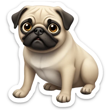 Pug sticker