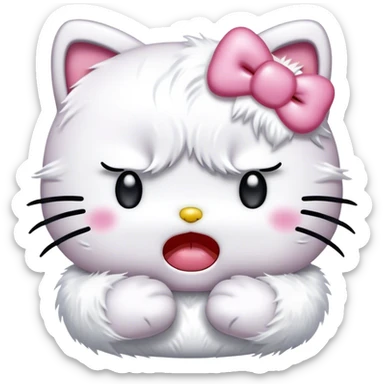 Hellokitty crying sticker