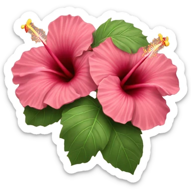 hibiscus sticker