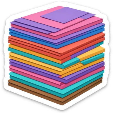 construction paper sticker