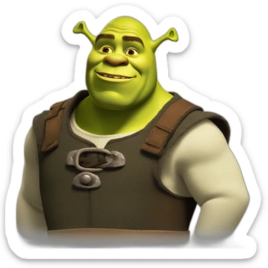 Shrek bête sticker