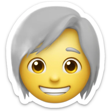 Smile in pain sticker