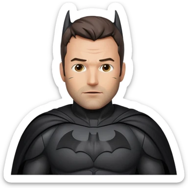 ben affleck batman sticker