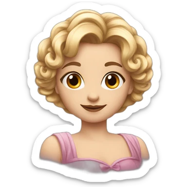 une fée amoureuse sticker