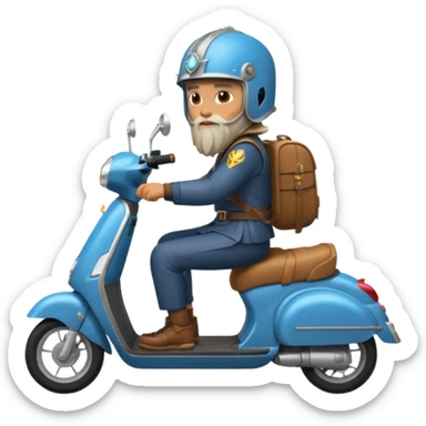 odin god drive scooter sticker