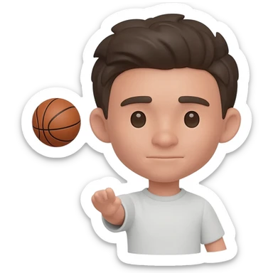 Emoji throwing makk balla sign my drill sticker