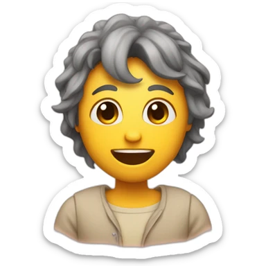 hearh with letter J and L inside sticker