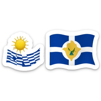 The flag of the Azores sticker