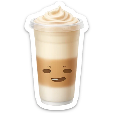 Milk tea sticker
