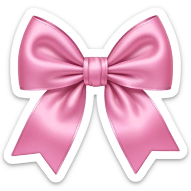 Pink Aesthetic bow sticker