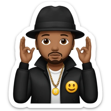 The-Dream, R&B Singer (b.1977) with dark brown hair sticker