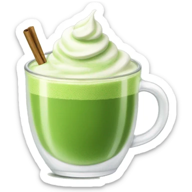 Matcha latte  sticker