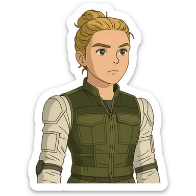 yelena belova played by florence pugh, marvel sticker