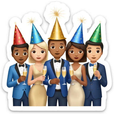 Happy new year 2026 sticker