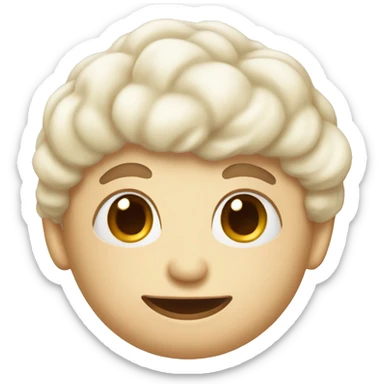 soft vanilla cream sticker