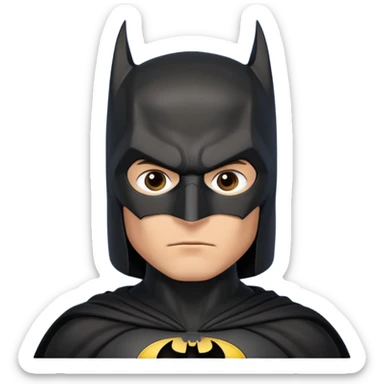 Batman side eyeing sticker