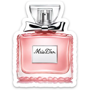 Miss dior perfume sticker