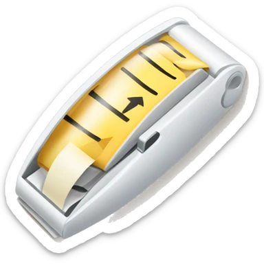 Correction tape sticker