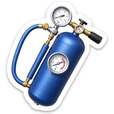 scuba diving oxygen tank sticker