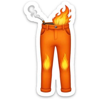 pants on fire sticker