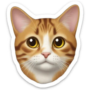 Buoyant-tortsoiseshellcat sticker