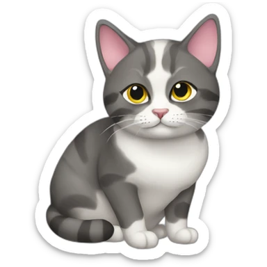 French gay cat sticker