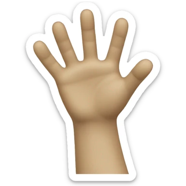 black labrador puppy high five sticker