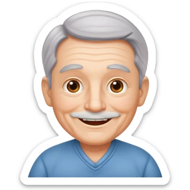 Pregnant grandpa sticker