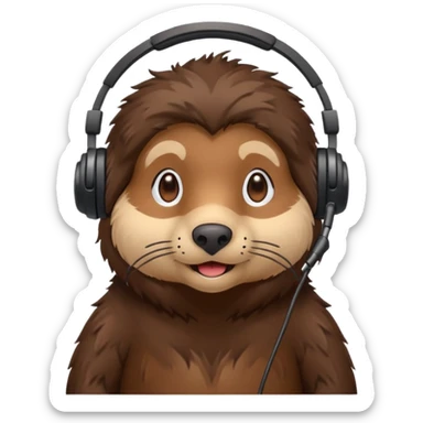 a mole for twitch chanel sticker