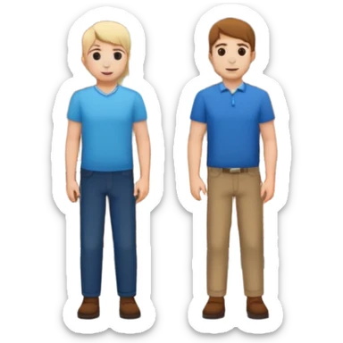 Only two grown characters + shop building sticker