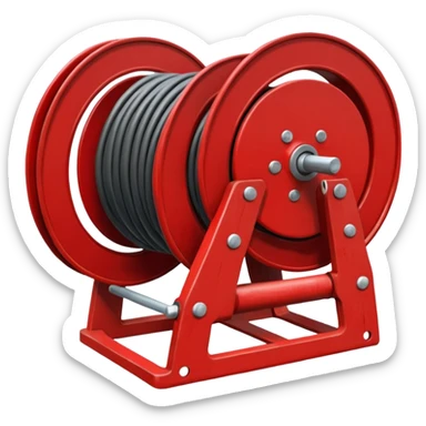 concert Cable reels red sticker